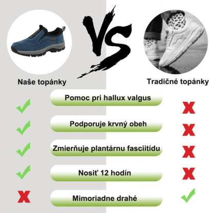 ✅Vysokokvalitné topánky z jelenej kože🦶Zmierňujú bolesť nôh a fasciitídu - Vodeodolné a protišmykové🔴Ortopedické topánky