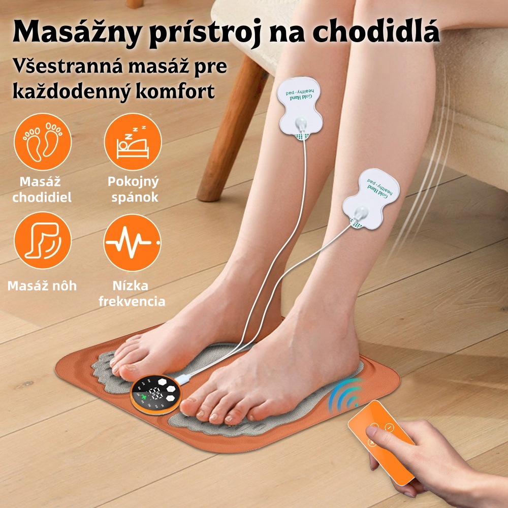 🔥50% zľava🔥 Prenosný 3D EMS masážny prístroj na chodidlá a lýtka🦶 6 režimov | 15 úrovní intenzity | Funkcia vyhrievania ♨️