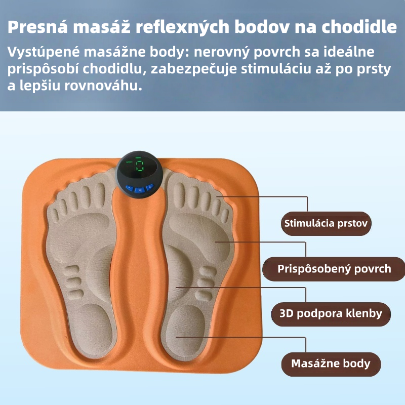 🔥50% zľava🔥 Prenosný 3D EMS masážny prístroj na chodidlá a lýtka🦶 6 režimov | 15 úrovní intenzity | Funkcia vyhrievania ♨️