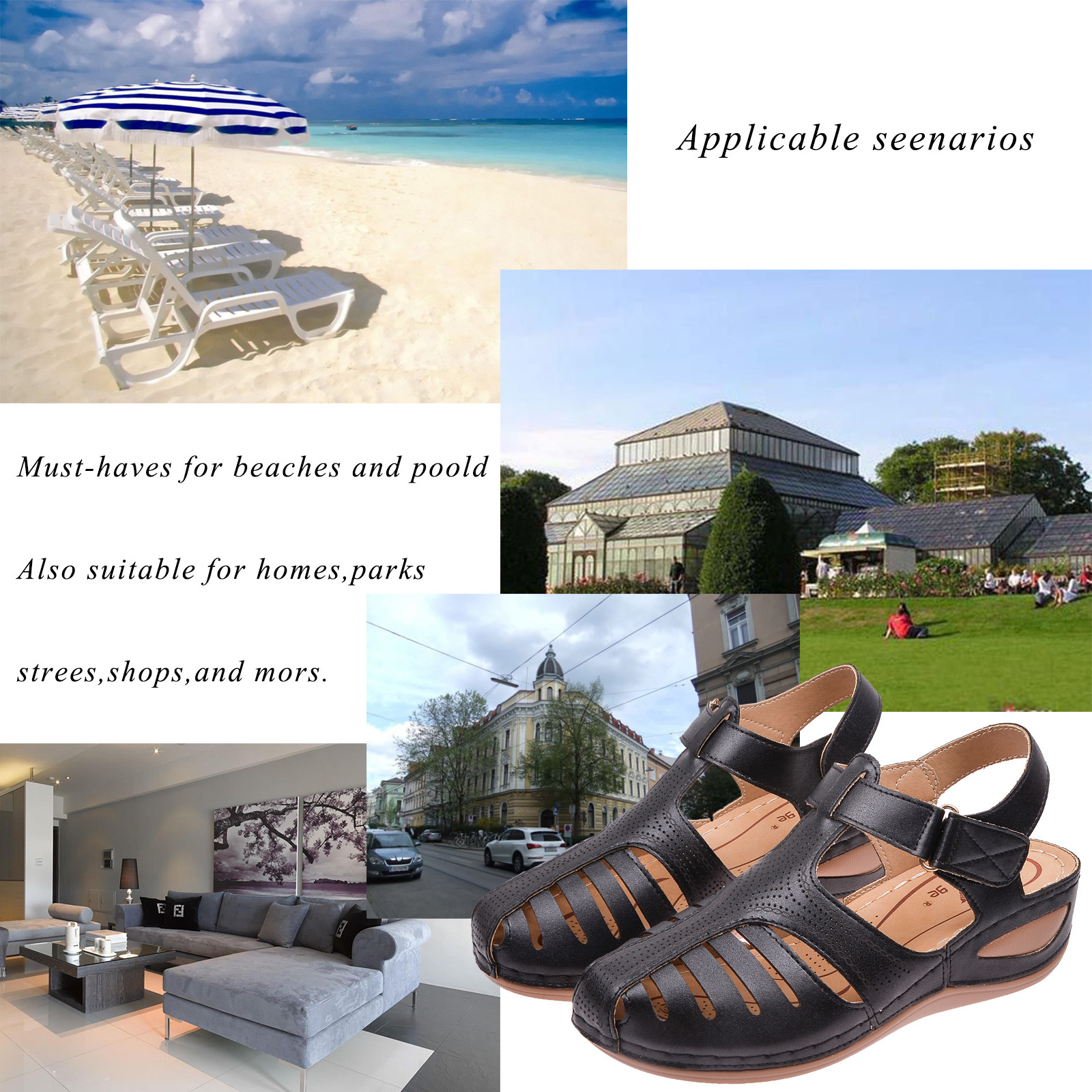 [🎁Dnes za polovičnú cenu - nenechajte si to ujsť] Lekársky certifikované ergonomické ortopedické sandále - bezbolestná chôdza 👞 uľahčujú chôdzu