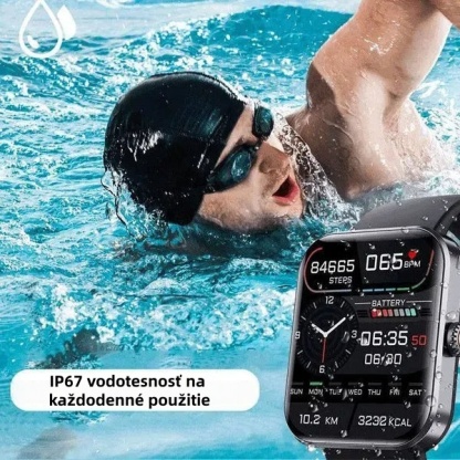 🔥50% zľava ⌚ Inteligentné hodinky pre zdravie | Srdcová frekvencia • SpO₂ • Krvný tlak • Teplota | Ľahké a pohodlné