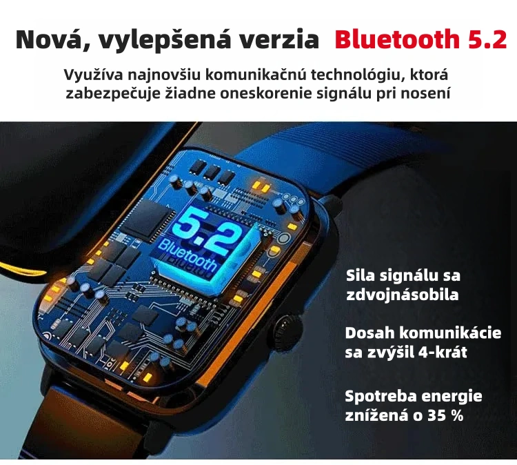 🔥50% zľava ⌚ Inteligentné hodinky pre zdravie | Srdcová frekvencia • SpO₂ • Krvný tlak • Teplota | Ľahké a pohodlné