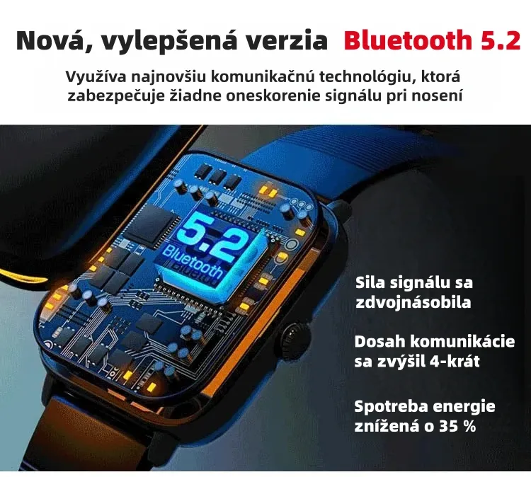 🔥50% zľava ⌚ Inteligentné hodinky pre zdravie | Srdcová frekvencia • SpO₂ • Krvný tlak • Teplota | Ľahké a pohodlné