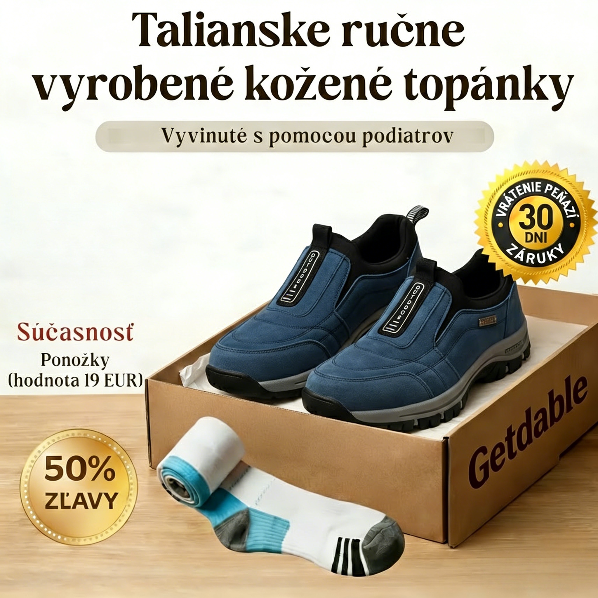 🔥Dnes za polovičnú cenu - Nenechajte si to ujsť✅Ergonomicky navrhnutá ortopedická obuv👞 s podporou klenby pre jednoduchú úľavu od bolesti chodidiel 👣