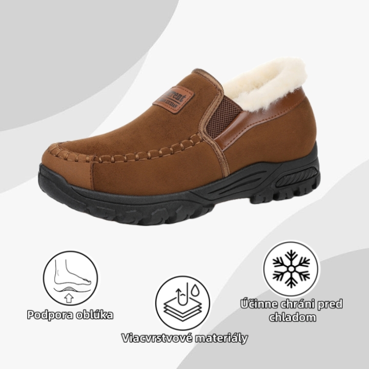 🔥 (Posledný deň) 50% zľava 🎁 Pánska protišmyková zimná ortopedická obuv - Účinná úľava od bolesti nôh - Ergonómia