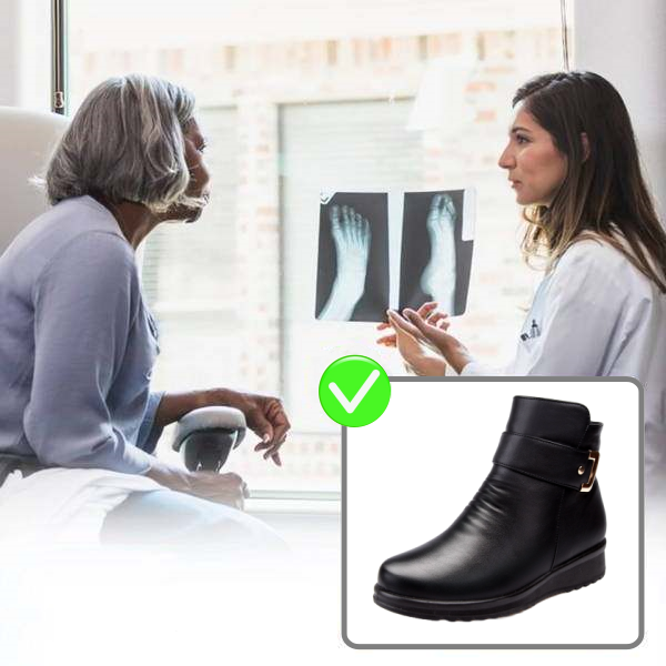 【🔥Dnes zľava 50 % – nenechajte si to ujsť】Ergonomicky navrhnuté kožené topánky – zimná vlnená podšívka + ručné šitie👞