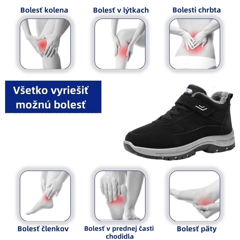 🔥 (Posledný deň) 50% zľava 🎁 Zimná teplá ortopedická obuv - Účinne zmierňuje bolesti nôh - Ergonómia