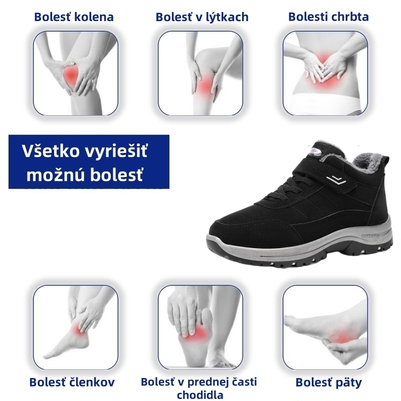 🔥 (Posledný deň) 50% zľava 🎁 Zimná teplá ortopedická obuv - Účinne zmierňuje bolesti nôh - Ergonómia