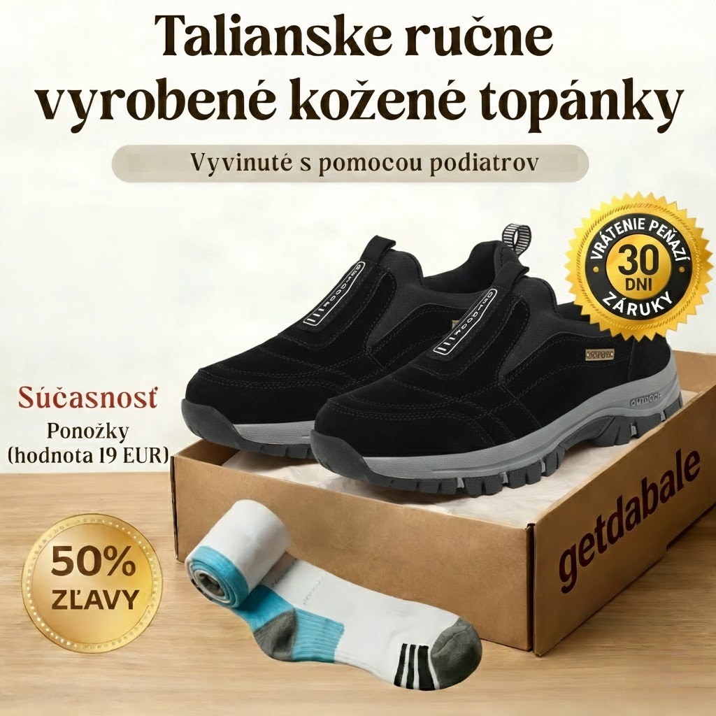 🔥Dnes za polovičnú cenu - Nenechajte si to ujsť✅Ergonomicky navrhnutá ortopedická obuv👞 s podporou klenby pre jednoduchú úľavu od bolesti chodidiel 👣