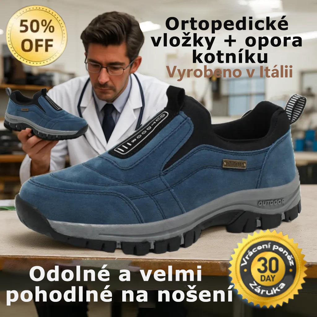 ✅Vysoce kvalitní semišové boty🦶Ulevují od bolesti nohou a fasciitidy - Voděodolné a protiskluzové🔴Ortopedické boty