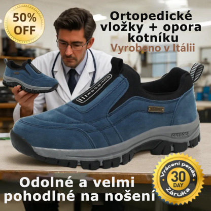 ✅Vysoce kvalitní semišové boty🦶Ulevují od bolesti nohou a fasciitidy - Voděodolné a protiskluzové🔴Ortopedické boty