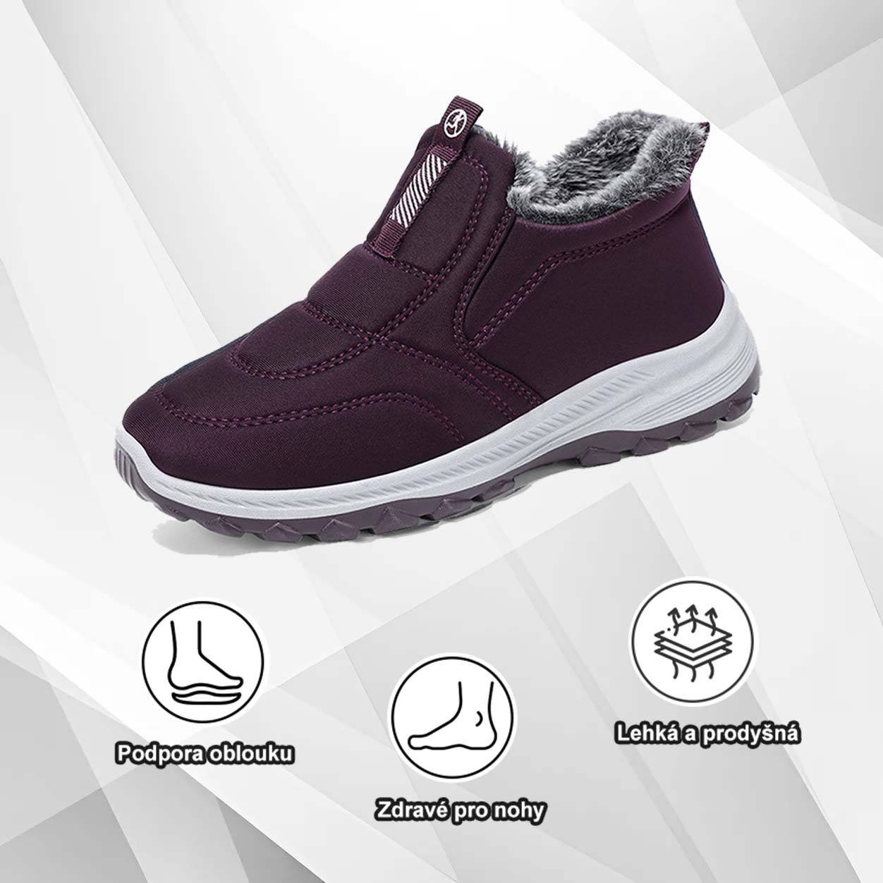 (🔥Dnes sleva 50 % – vezměte si to!) Prémiová stylová ortopedická obuv 👞 – Ergonomický design pro úlevu od bolesti