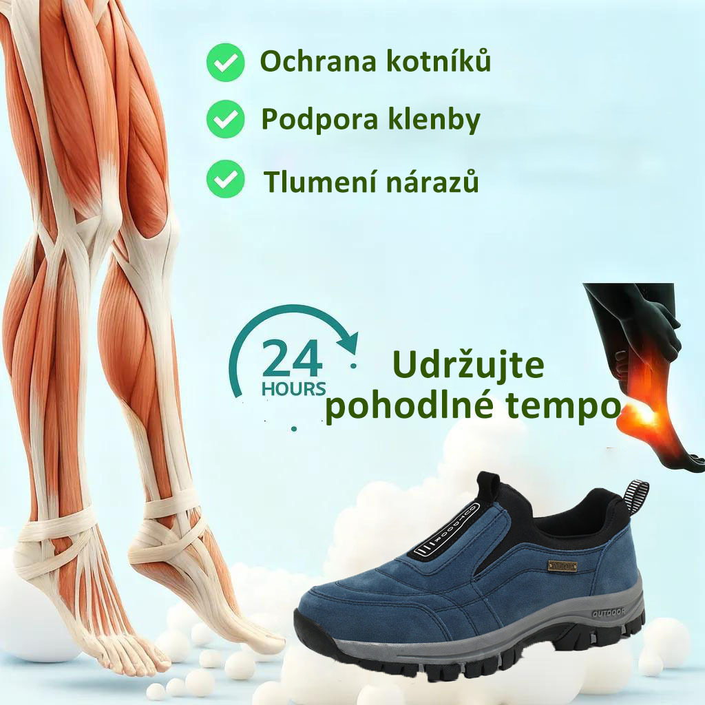 ✅Vysoce kvalitní semišové boty🦶Ulevují od bolesti nohou a fasciitidy - Voděodolné a protiskluzové🔴Ortopedické boty