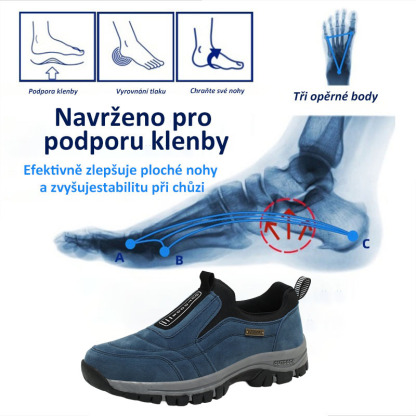 ✅Vysoce kvalitní semišové boty🦶Ulevují od bolesti nohou a fasciitidy - Voděodolné a protiskluzové🔴Ručně vyráběné ortopedické boty