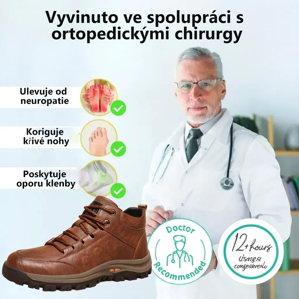 🐂 Pánské ručně šité kožené boty z telecí kůže 👞 K dispozici ve všech velikostech, snadno se nazouvají a zouvají ✅ Teplé, pohodlné, nepromokavé a protiskluzové