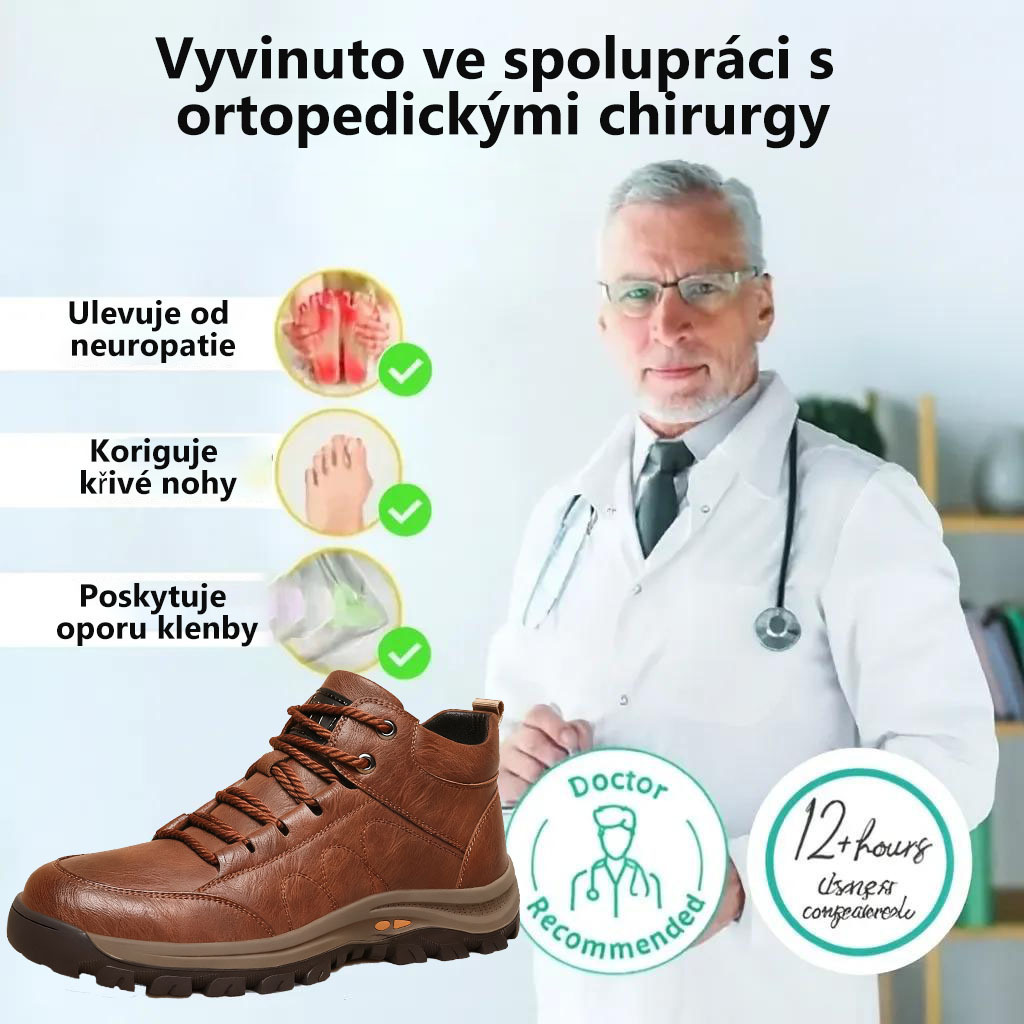 🐂 Pánské ručně šité kožené boty z telecí kůže 👞 K dispozici ve všech velikostech, snadno se nazouvají a zouvají ✅ Teplé, pohodlné, nepromokavé a protiskluzové