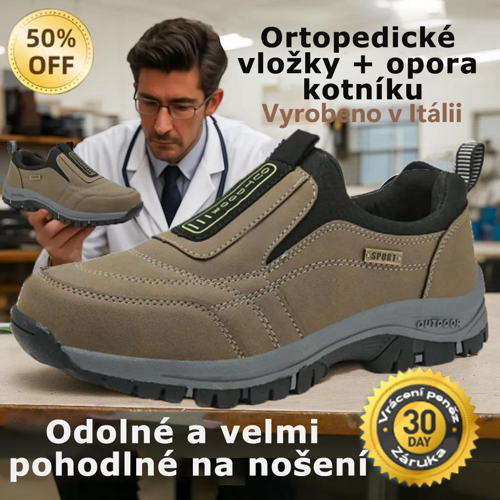 ✅Vysoce kvalitní semišové boty🦶Ulevují od bolesti nohou a fasciitidy - Voděodolné a protiskluzové🔴Ortopedické boty