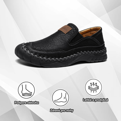 (🔥Dnes sleva 50 % – vezměte si to!) Prémiová stylová ortopedická obuv 👞 – Ergonomický design pro úlevu od bolesti