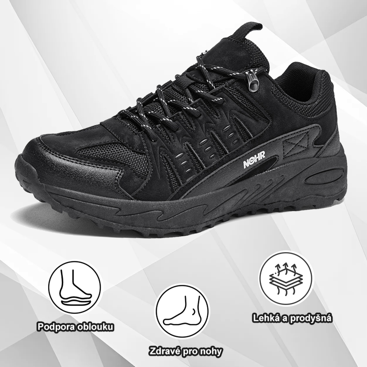 (🔥Dnes sleva 50 % – vezměte si to!) Prémiová stylová ortopedická obuv 👞 – Ergonomický design pro úlevu od bolesti