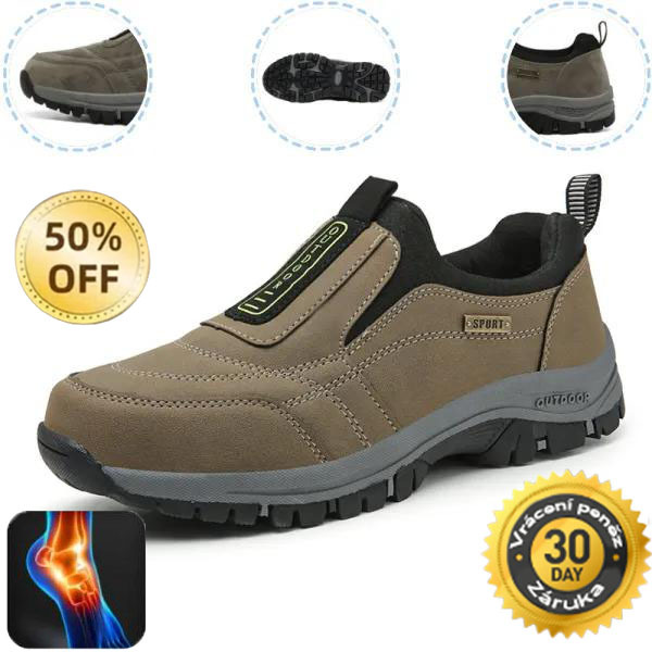 ✅Vysoce kvalitní semišové boty🦶Ulevují od bolesti nohou a fasciitidy - Voděodolné a protiskluzové🔴Ručně vyráběné ortopedické boty