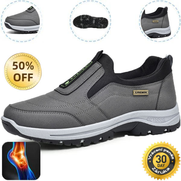 ✅Vysoce kvalitní semišové boty🦶Ulevují od bolesti nohou a fasciitidy - Voděodolné a protiskluzové🔴Ručně vyráběné ortopedické boty