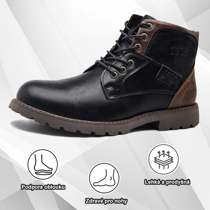 (🔥Dnes sleva 50 % – vezměte si to!) Prémiová stylová ortopedická obuv 👞 – Ergonomický design pro úlevu od bolesti