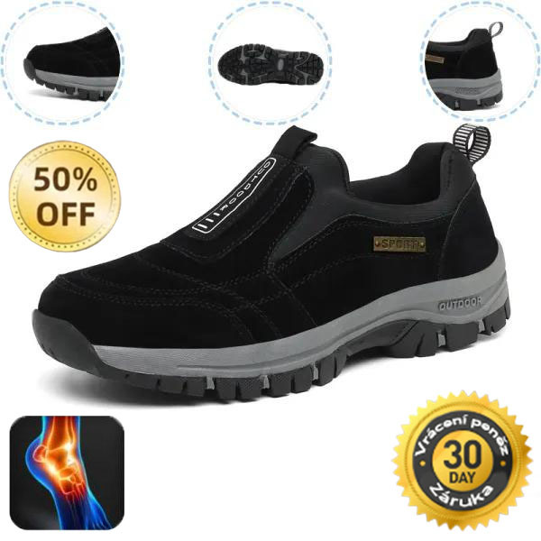 ✅Vysoce kvalitní semišové boty🦶Ulevují od bolesti nohou a fasciitidy - Voděodolné a protiskluzové🔴Ručně vyráběné ortopedické boty