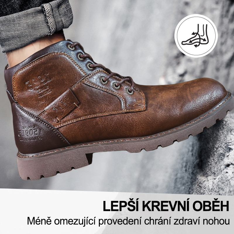 (🔥Dnes sleva 50 % – vezměte si to!) Prémiová stylová ortopedická obuv 👞 – Ergonomický design pro úlevu od bolesti