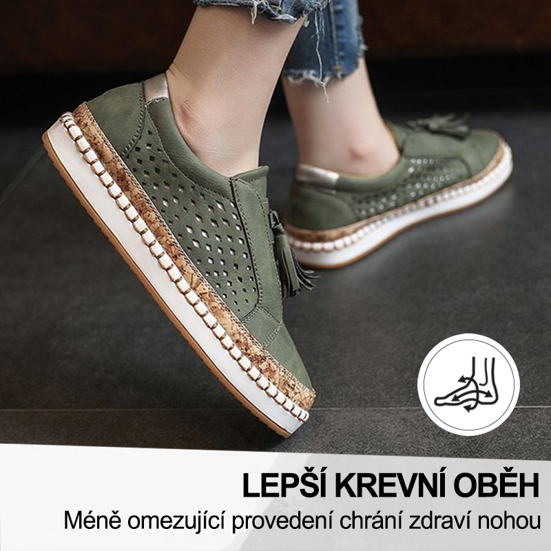 (🔥Dnes sleva 50 % – vezměte si to!) Prémiová stylová ortopedická obuv 👞 – Ergonomický design pro úlevu od bolesti