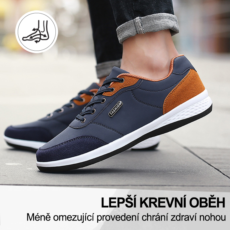 (🔥Dnes sleva 50 % – vezměte si to!) Prémiová stylová ortopedická obuv 👞 – Ergonomický design pro úlevu od bolesti