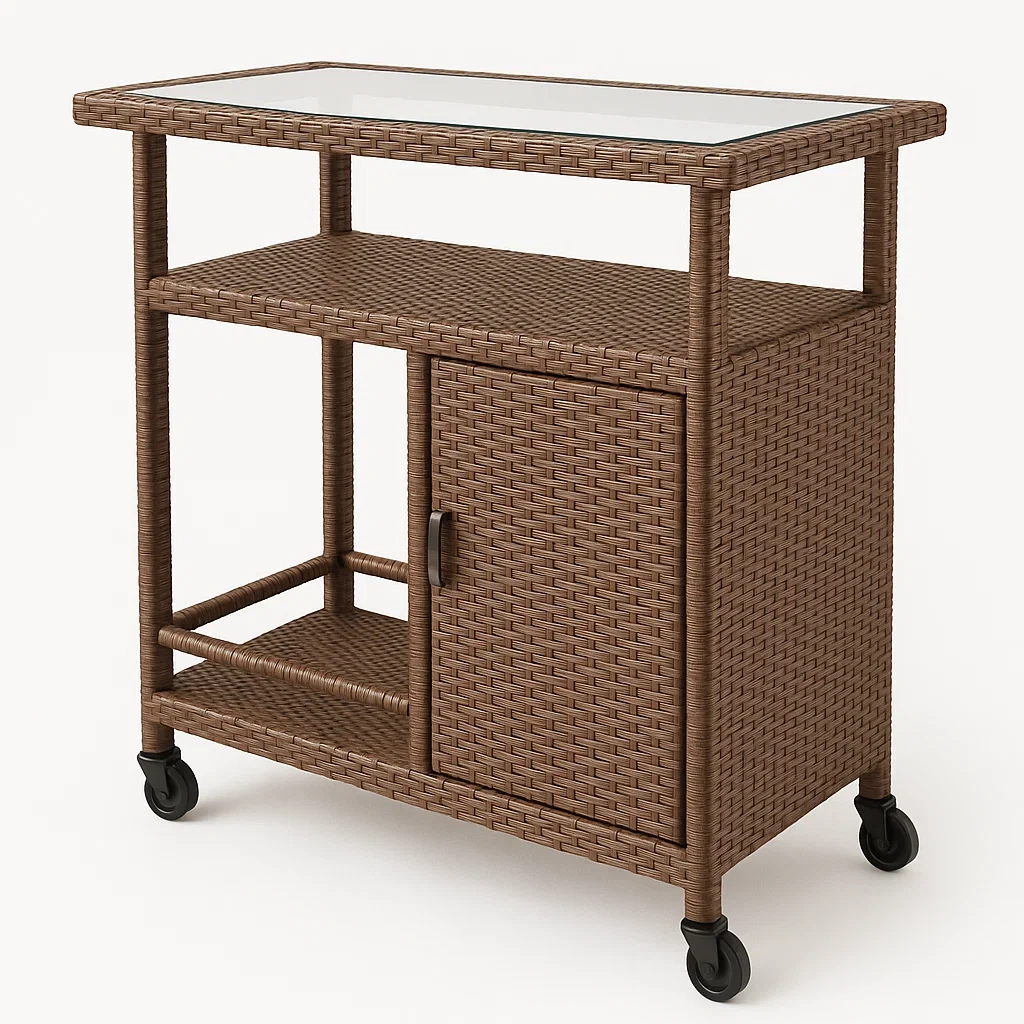 Chariots de service pour terrasse et jardin