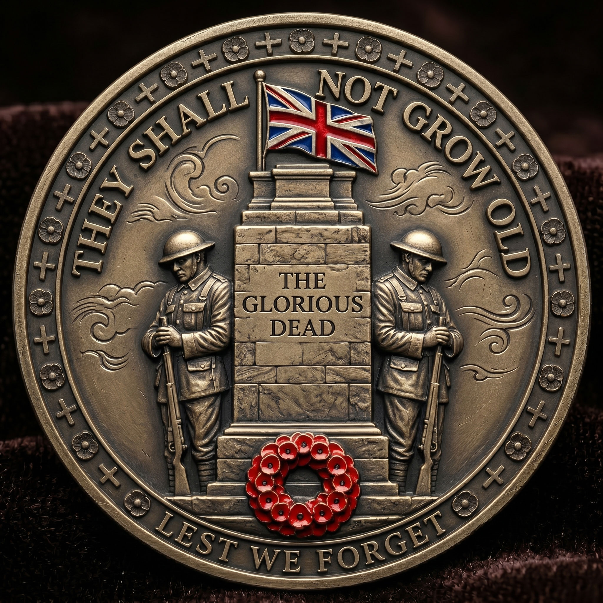 “Lest We Forget” Remembrance Memorial Coin