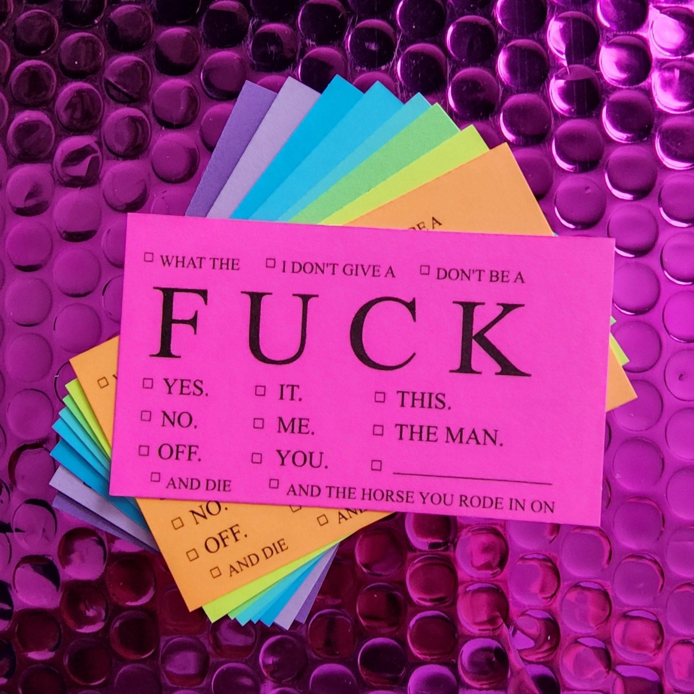 FUCK cards