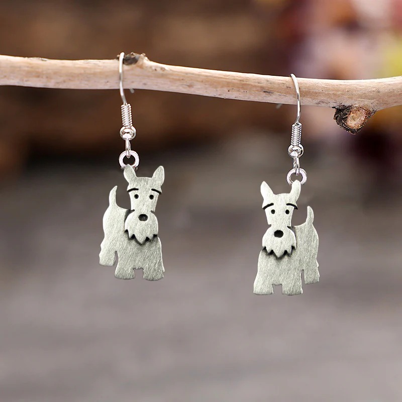 Vintage Scottish Terrier Earrings