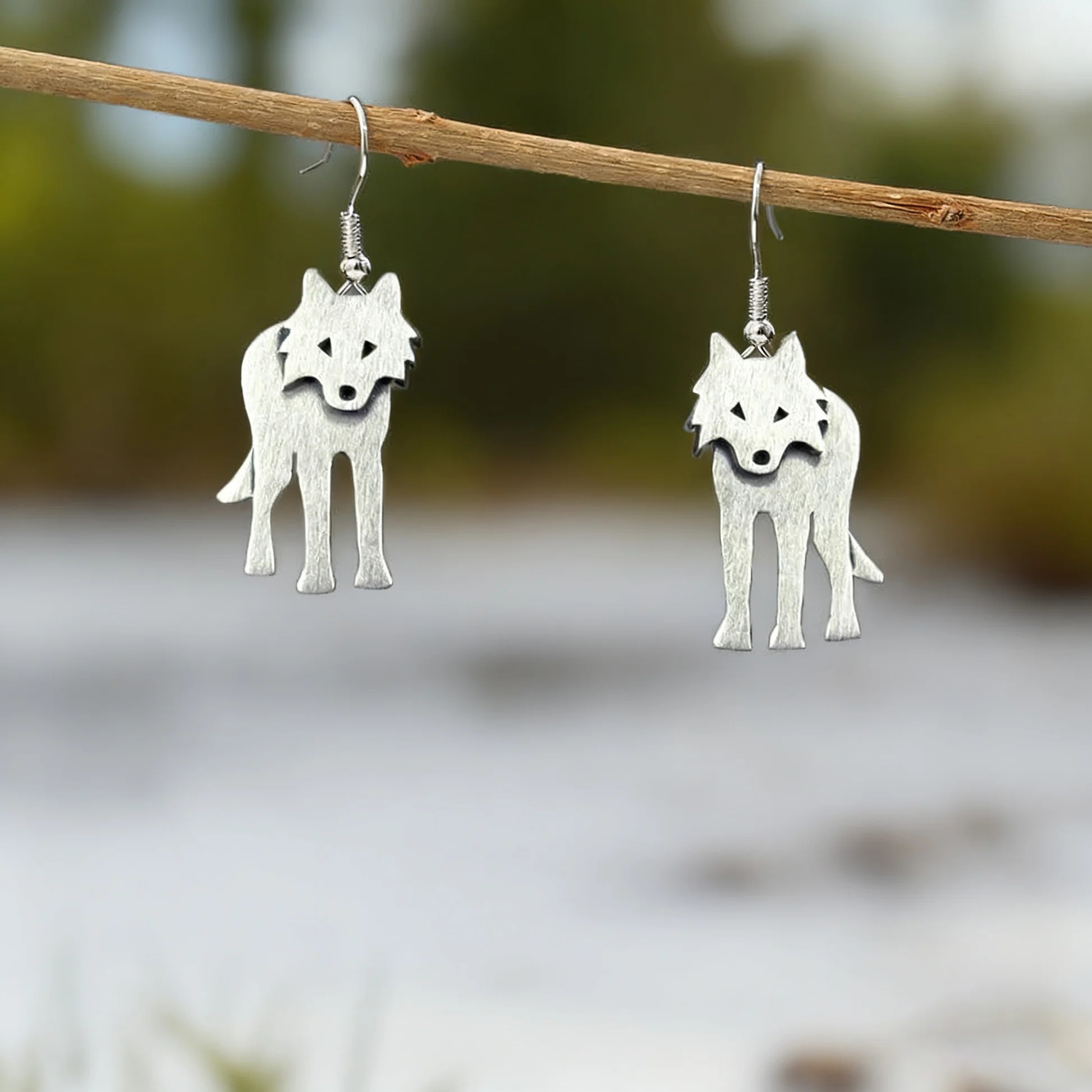 German Shepherd Earrings