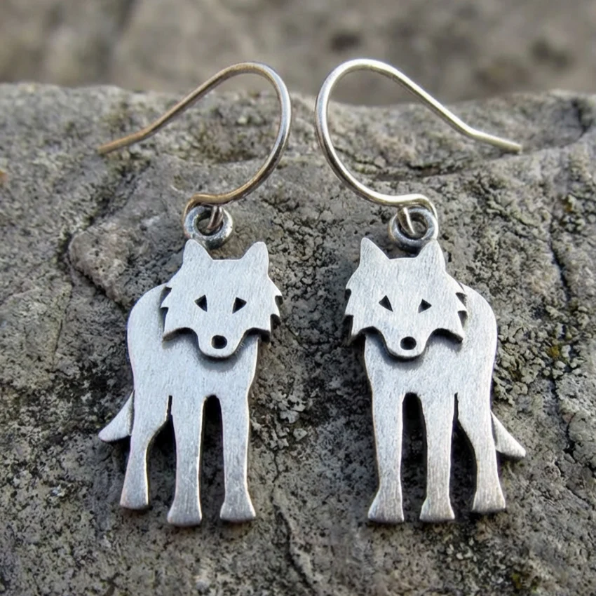 German Shepherd Earrings