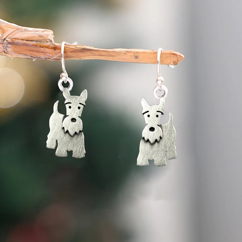 Vintage Scottish Terrier Earrings