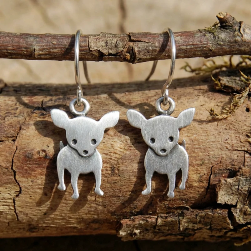 Vintage Chihuahua Earrings