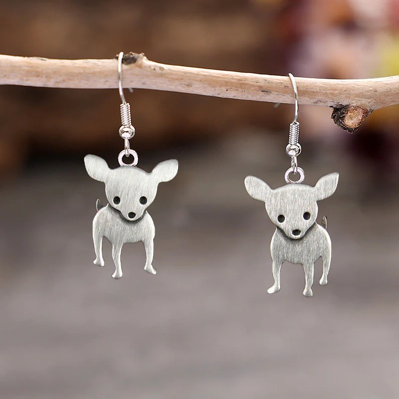 Vintage Chihuahua Earrings