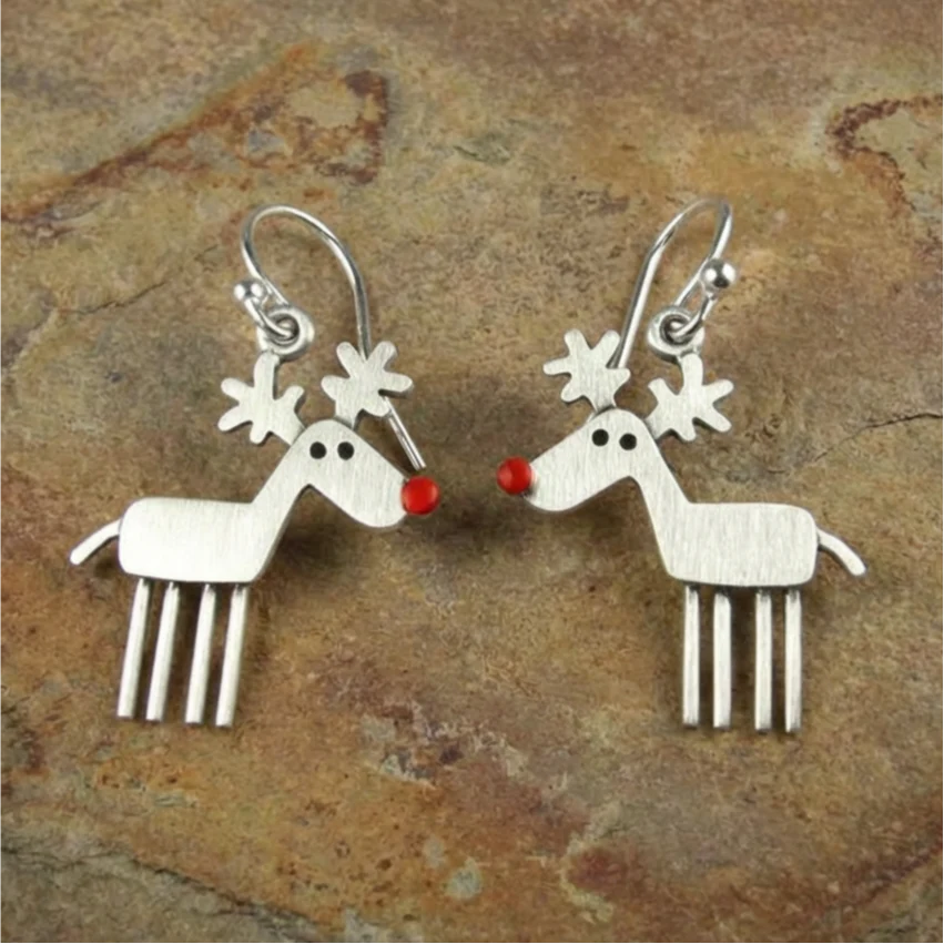 Vintage Rudolph Earrings