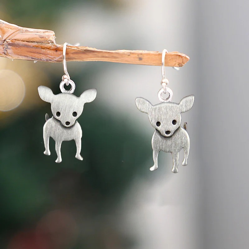 Vintage Chihuahua Earrings