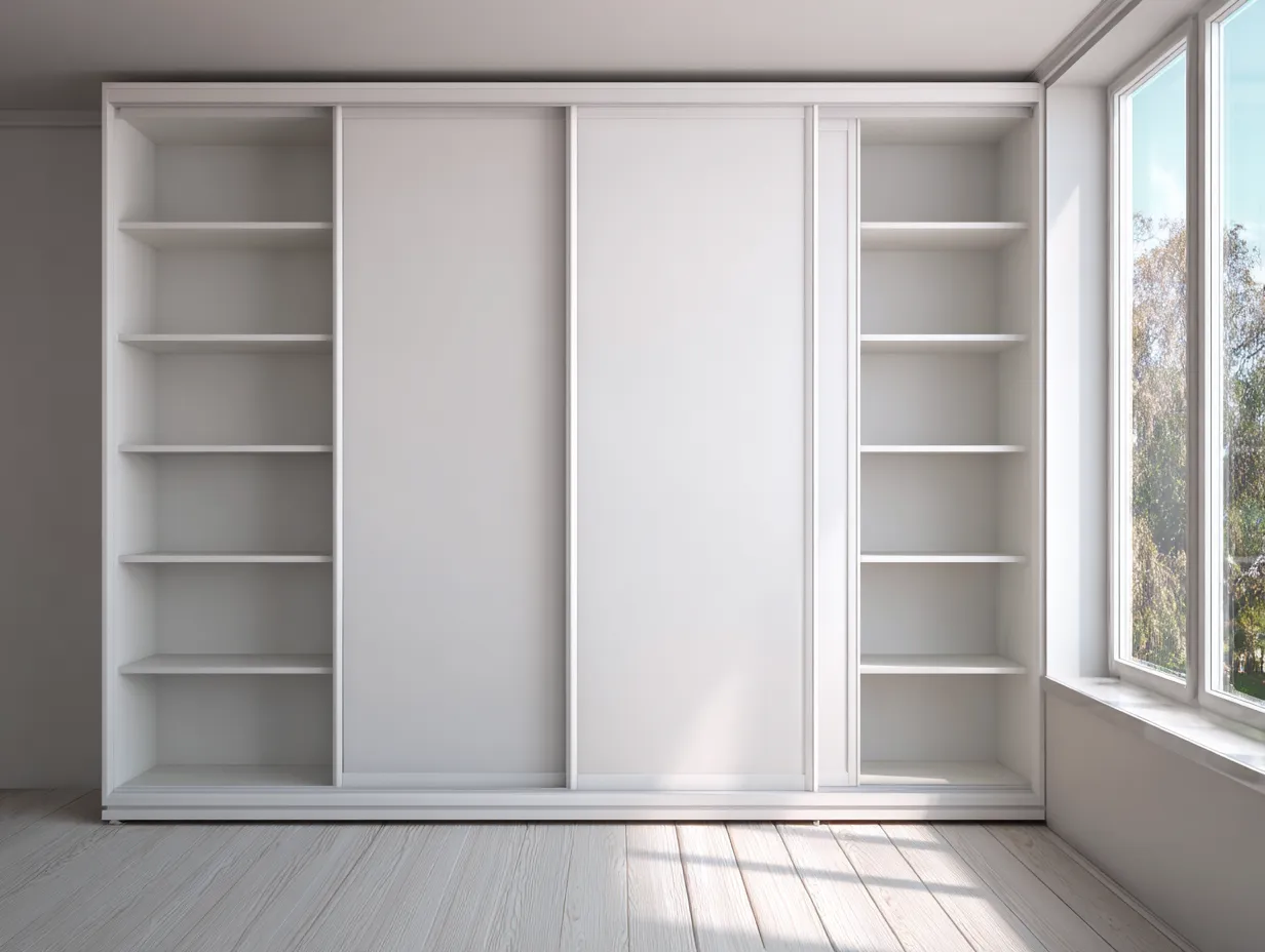 Armadio-legno-MDF-260x65x215 cm-bianco-design moderno-Nookgonest