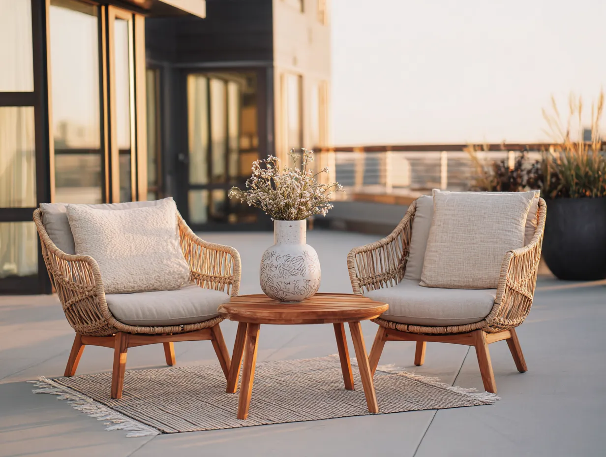 Divani da esterno-PE rattan-legno-80x75x82 cm-naturale-design moderno-Nookgonest