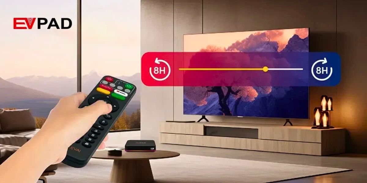 EVPAD 11P time shift feature smart playback and program control
