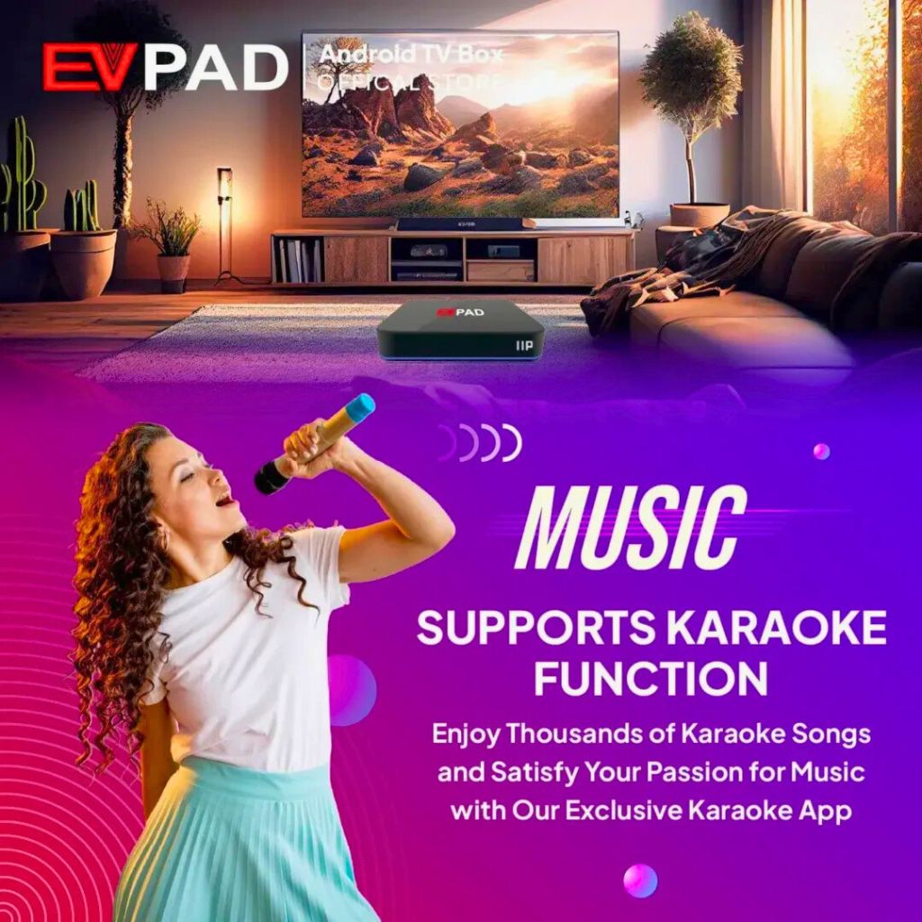 EVPAD 11P Android TV Box — 4GB+64GB, 4K/8K, Global Channels, Lifetime Free