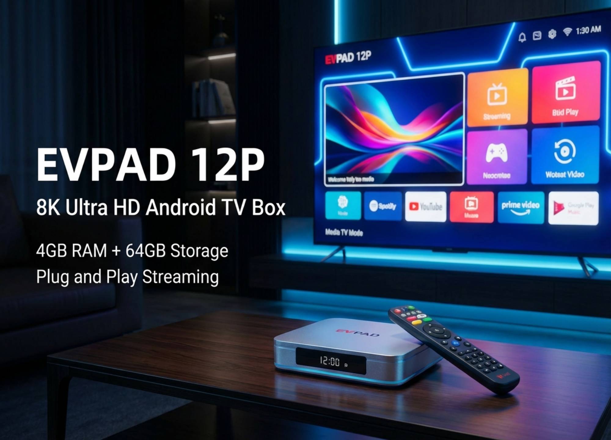 {"default":"EVPAD TV box 8K Ultra HD plug and play with mobile app support no monthly fee streaming device"}
