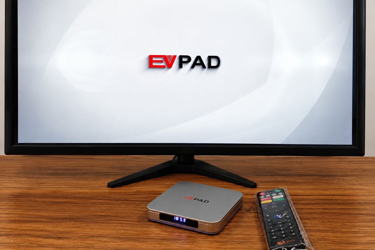EVPAD 12P first boot and HDMI display check before shipping