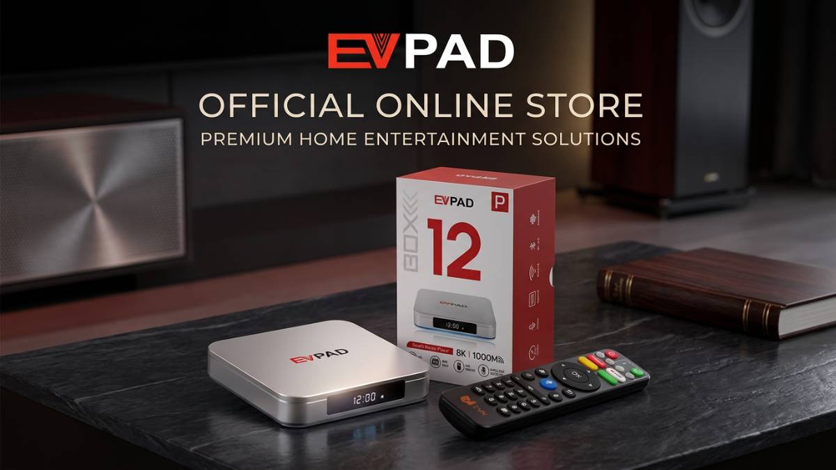 EVPAD 12P TV box official website guide 2026