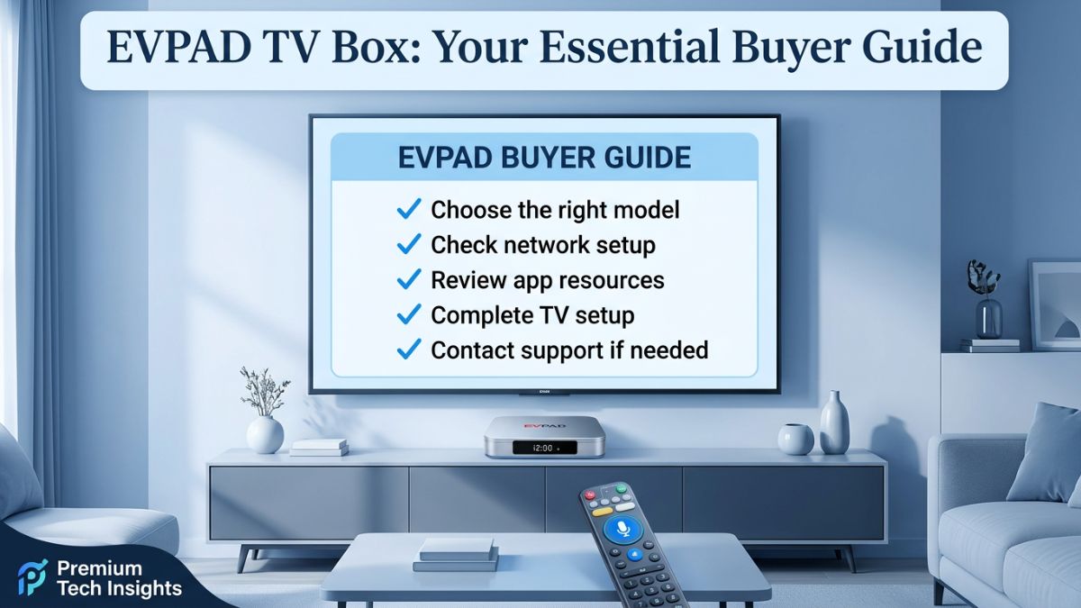 EVPAD channel list guide for TV box setup in 2026