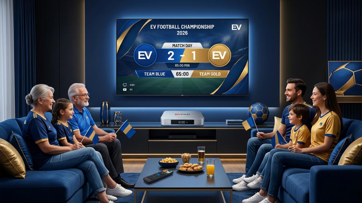 EVPAD World Cup 2026 live TV setup guide